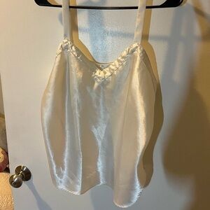 White Satin Camisole